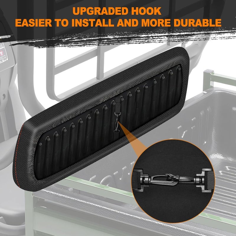 BORDAN UTV Seat Cover for Kawasaki Mule 600 610 2005-2016 Mule SX 2017-2023, Heavy Duty 1680D Waterproof Full Protection Outdoor Seat Cover Set(2 PCS) - Image 3